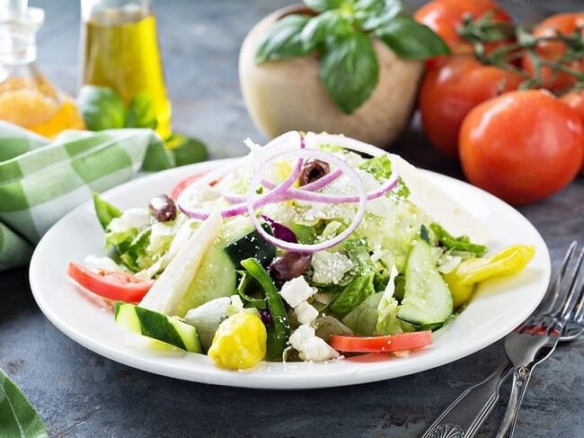 Salad dành cho người bệnh gout