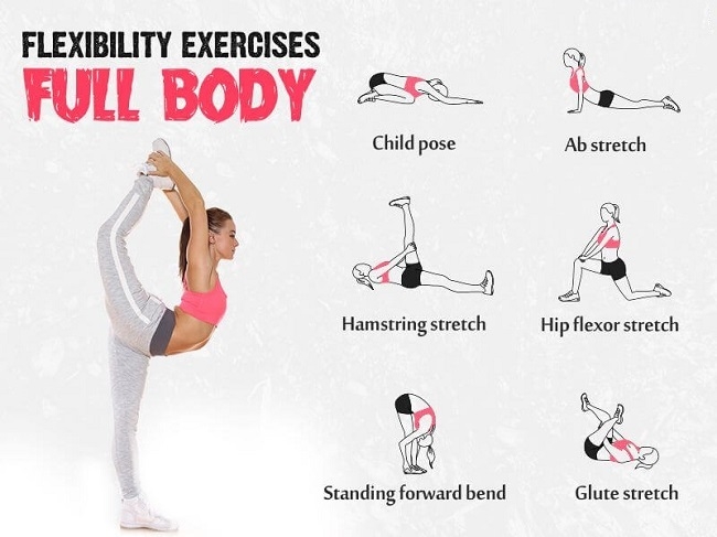 Các bài tập flexibility mà bạn có thể thực hiện 