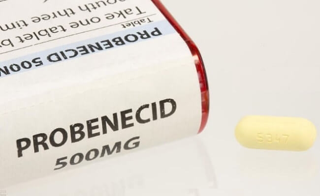 Probenecid là thuốc có tác dụng hạ axit uric trong máu